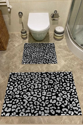 2 Piece Bathroom Rugs Bath Mat Set