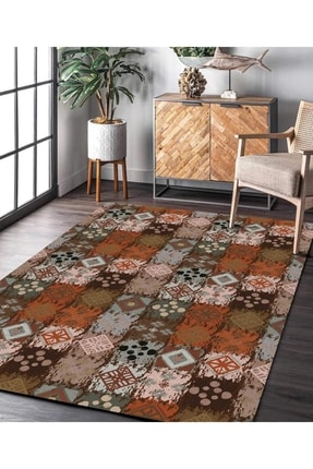 Digital Printed Non-Slip Base Washable Carpet