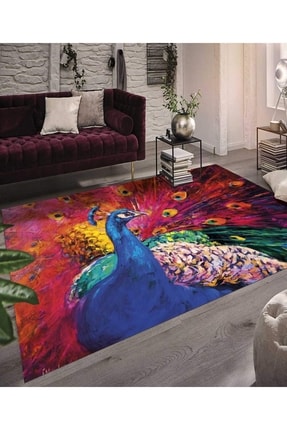 Digital Printed Non-Slip Base Washable Carpet