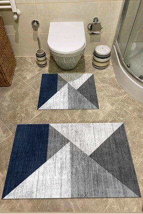 2 Piece Bathroom Rugs Bath Mat Set