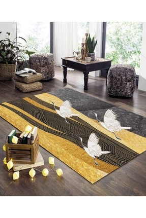 Digital Printed Non-Slip Base Washable Carpet