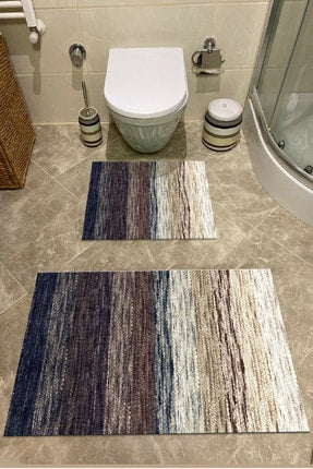 2 Piece Bathroom Rugs Bath Mat Set