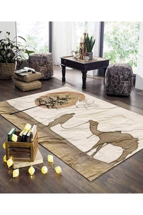 Digital Printed Non-Slip Base Washable Carpet