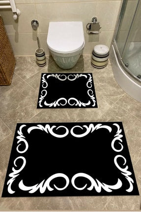 2 Piece Bathroom Rugs Bath Mat Set