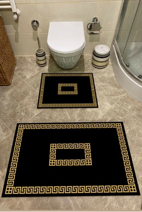 2 Piece Bathroom Rugs Bath Mat Set