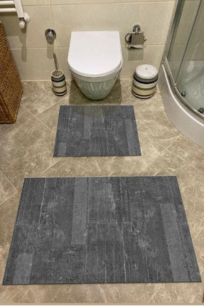 2 Piece Bathroom Rugs Bath Mat Set