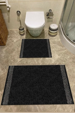 2 Piece Bathroom Rugs Bath Mat Set