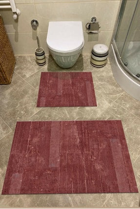 2 Piece Bathroom Rugs Bath Mat Set