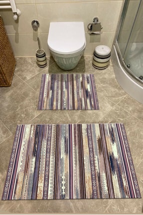 2 Piece Bathroom Rugs Bath Mat Set