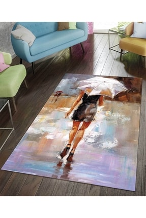 Digital Printed Non-Slip Base Washable Carpet