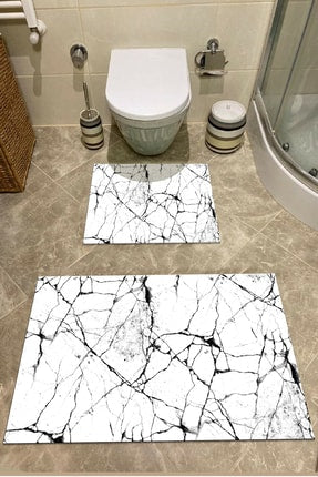 2 Piece Bathroom Rugs Bath Mat Set