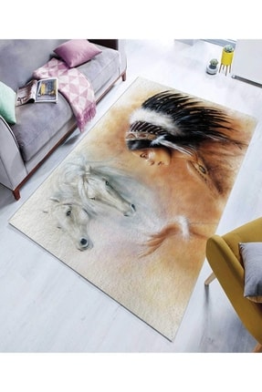 Digital Printed Non-Slip Base Washable Carpet