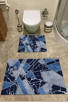 2 Piece Bathroom Rugs Bath Mat Set