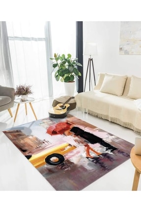 Digital Printed Non-Slip Base Washable Carpet