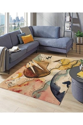 Digital Printed Non-Slip Base Washable Carpet